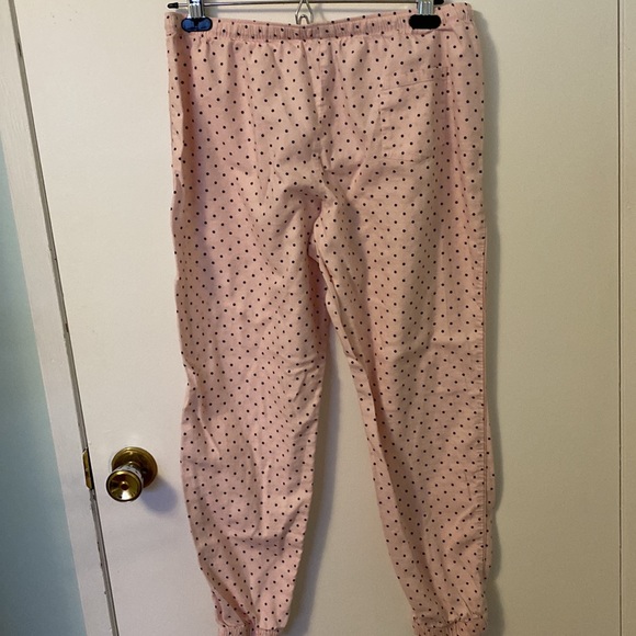 Polka Dot Victoria Secret Jogger Pyjama Pants with Drawstring - Picture 5 of 7
